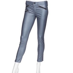 Rag & Bone Intermix Coated Metallic Rocker Pants